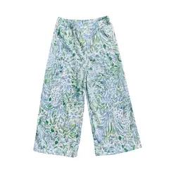 RED CARROT - Pantalon niña jersey celeste y verde