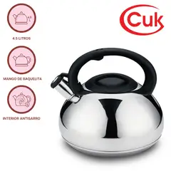 GENERICO - Tetera CUK Killa de Acero 4.5 Litros Tapa con silbato