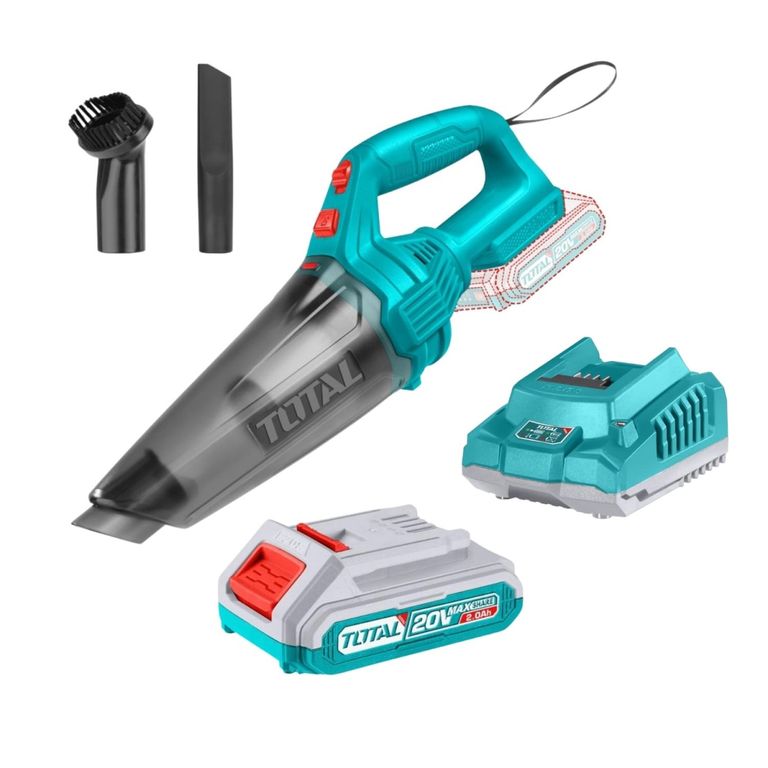 Aspiradora 0.5 litros 20v + 1 bateria 2ah + cargador