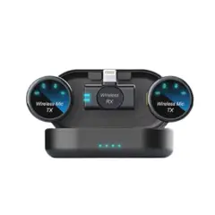 GENERICO - Micrófono Solapero Inalámbrico Dual Corbatero Iphone K15