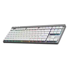 LOGITECH G - Teclado inalámbrico Logitech G515 LIGHTSPEED TKL para juegos Blanco