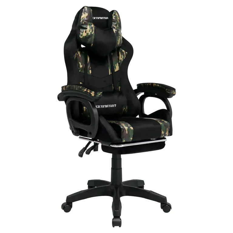 Silla Gamer Sapp Gamuza Cuerina Color Camuflaje