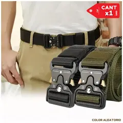 INSPIRA MARKET - Cinturón Táctico Ajustable con Hebilla de Liberación Rápida