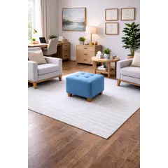 ARTSOFA - Puff Armonic Azul Denim Antifluido