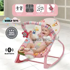 BABY - Silla Mecedora «SKIPPER» con Juguetes Didácticos Pink