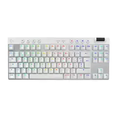 LOGITECH G - Teclado Inalámbrico PRO X TKL LIGHTSPEED Blanco