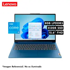 LENOVO - LAPTOP SLIM3 INTEL CORE i5-12450H 8GB RAM 512GB SSD 15.6 FHD WIN11