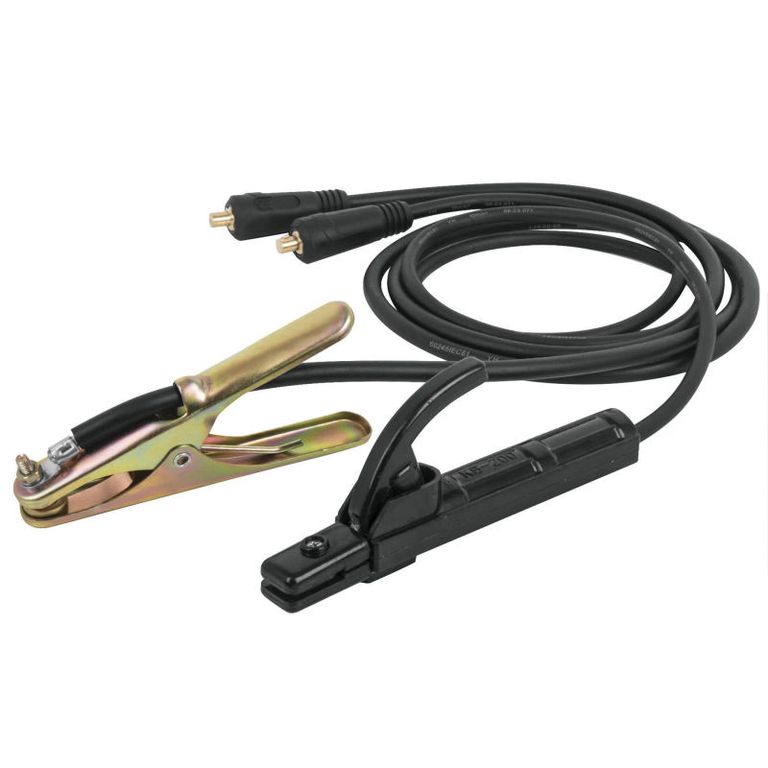 Cables portaelectrodo y pinza de tierra 200A 38 - 12107