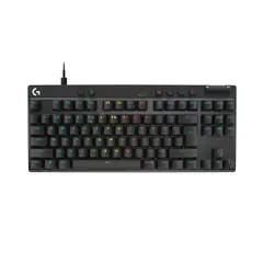 LOGITECH - Teclado inalámbrico PRO X TKL RAPID con interruptores analógicos para juegos Negro