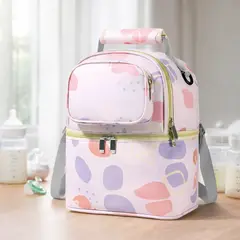 GENERICO - Cooler Bag Materna 3 en 1 Lonchera Térmica Conservador de Alimentos y Leche Materna