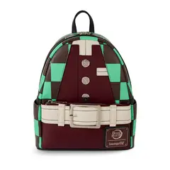 LOUNGEFLY - Bolso Mini Mochila Demon Slayer Tanjiro Kamado Exclusiva