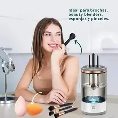 OEM - Limpiador de Brochas Maquillaje Eléctrico Máquina Rápida Eficiente para Limpieza Profunda Cepillos