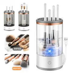 OEM - Limpiador de Brochas Maquillaje Eléctrico Máquina Rápida Eficiente para Limpieza Profunda Cepillos