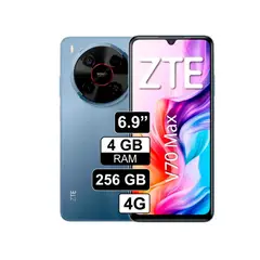 ZTE - SMARTPHONE CELULAR BLADE V70 MAX 14GB 4GB+10GB EXT +256GB/ 6.9" 120Hz / 6000 mAh 22.5W FAST CHAR