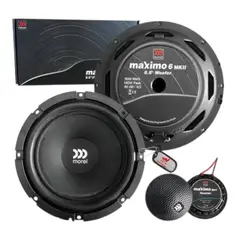 GENERICO - Set De Parlantes Bocinas Componentes 6.5" - MOREL Maximo 6 Mkii - 180w