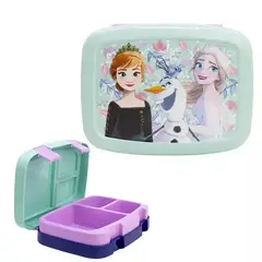 GENERICO - LONCHERA TIPO BENTO PRO 3 DIVISIONES FROZEN