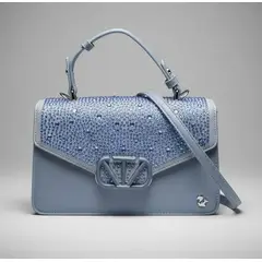 ARDILLA - Cartera morral de fiesta Roja pedreria