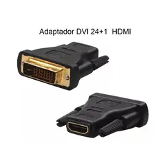 GENERICO - Adaptador Hdmi a DVI 24 + 1 pines Pc Laptop Tarjeta Video