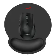GENIUS - MOUSE M8100 NEGRO Y PAD MOUSE G-WMP 100 C/DESCANSADOR