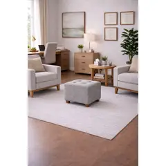 ARTSOFA - Puff Armonic Gris Plata Antifluido