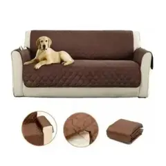 GENERICO - Funda Cobertor Cubre Sillon para tres cuerpos Reversible