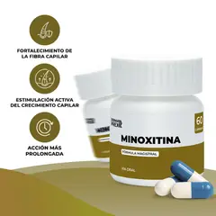 GENERICO - Tratamiento para Cabello Minoxitina - 60 Capsulas