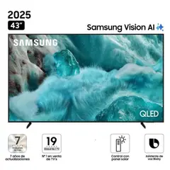 SAMSUNG - Televisor 43 QLED Q7F VISION AI SMART TV 2025