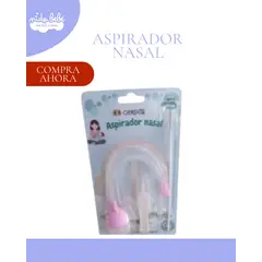 BABY - Aspirador nasal succionador de nariz limpiador nasal para bebé - MODELO COLOR ROSADO