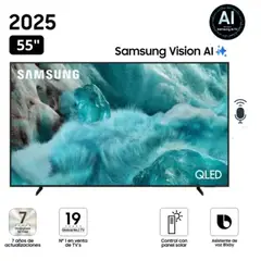 SAMSUNG - Televisor 55 QLED Q7F VISION AI SMART TV 2025