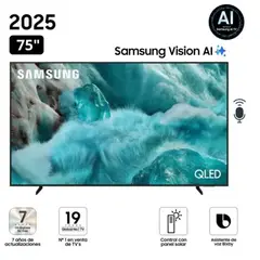 SAMSUNG - Televisor 75 QLED Q7F VISION AI SMART TV 2025