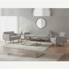 ALTO HOGAR - Juego de Sala 3 2 1 Lindsey - Tapiz Antifluido