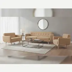 ALTO HOGAR - Juego de Sala 3 2 1 Lindsey - Tapiz Antifluido