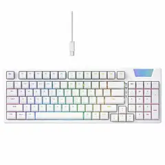 HAVIT - Teclado Mecánico Gamer GAMENOTE KB885L-SP RGB Blanco