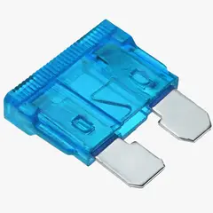 GENERICO - FUSIBLE COLOR AZUL PARA VEHÍCULO 15AMP DE 100 UNIDADES