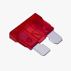 GENERICO - FUSIBLE COLOR ROJO PARA VEHÍCULO 10AMP DE 100 UNIDADES