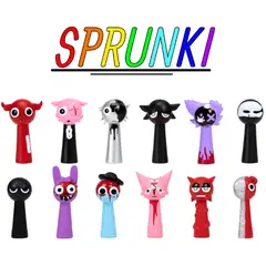 GENERICO - Juguete Set de Figuras Coleccionables Sprunki 12 Personajes