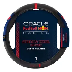 RED BULL - Forro Cubre Volante Racing Estilo Deportivo Color Negro