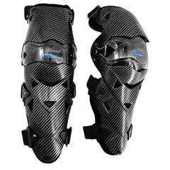 GENERICO - Rodillera Enmotto Motocross Carbono Ajustable Rígida