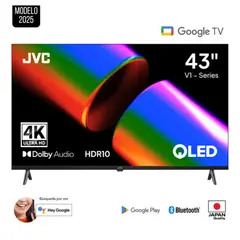 GENERICO - Televisor Jvc 43 Qled 4k Google Tv Smart Tv