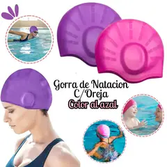 GENERICO - Gorro Con Oreja Para Natacion - RM