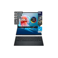 ASUS - Zenbook Duo 14" x 2 touch (doble pantalla) 3K OLED, Intel Core Ultra 9, 32GB DDR5, 1TB SSD, Windows 11 Español