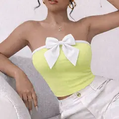 GENERICO - Sueter Mujer Michi Hilo 359-18 Color Amarillo