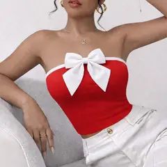 GENERICO - Sueter Mujer Michi Hilo 359-18 Color Rojo