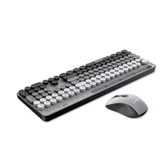 ANTRYX - KIT WIRELESS TECLADO + MOUSE WS-970 GRAY, HOLDER SLOT (ASC-WS970GY)