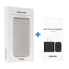 SAMSUNG - Adaptador 45w Para Galaxy S25 Ultra + Power Bank 20000mah 45w