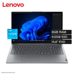 LENOVO - Laptop V15 G5 IRL Intel Core i3-1315U RAM 8GB Disco 512GB SSD 156 FHD FreeDOS
