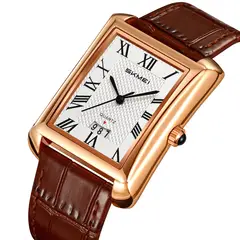 SKMEI - Reloj 2575 Correa Cuero Números Romanos analogo