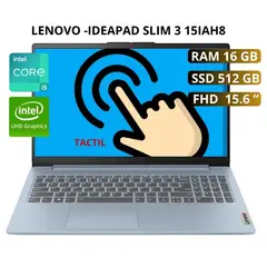 LENOVO - Laptop Lenovo,IdeaPad Slim 3 15IAH8,intel Core i5 Ram 16GB, SSD 512GB.15.6" -83ER00NKLM