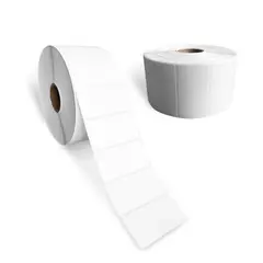 KALIPEL - Rollo 2000 Etiquetas Termicas Adhesivas 50mm x 25mm Calidad Premium