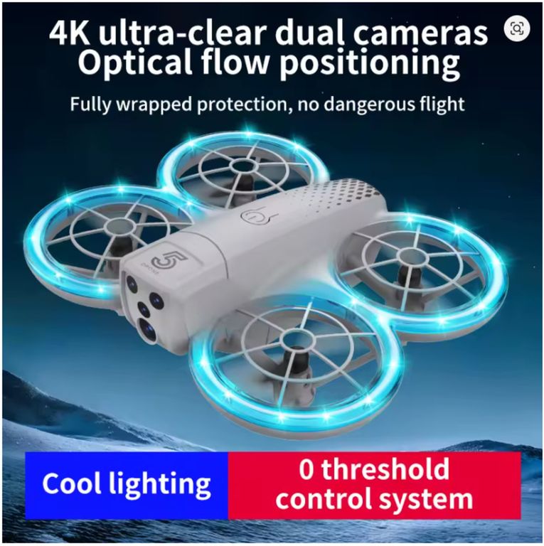 Mini Dron con Cámara HD WiFi FPV Plegable Control Remoto